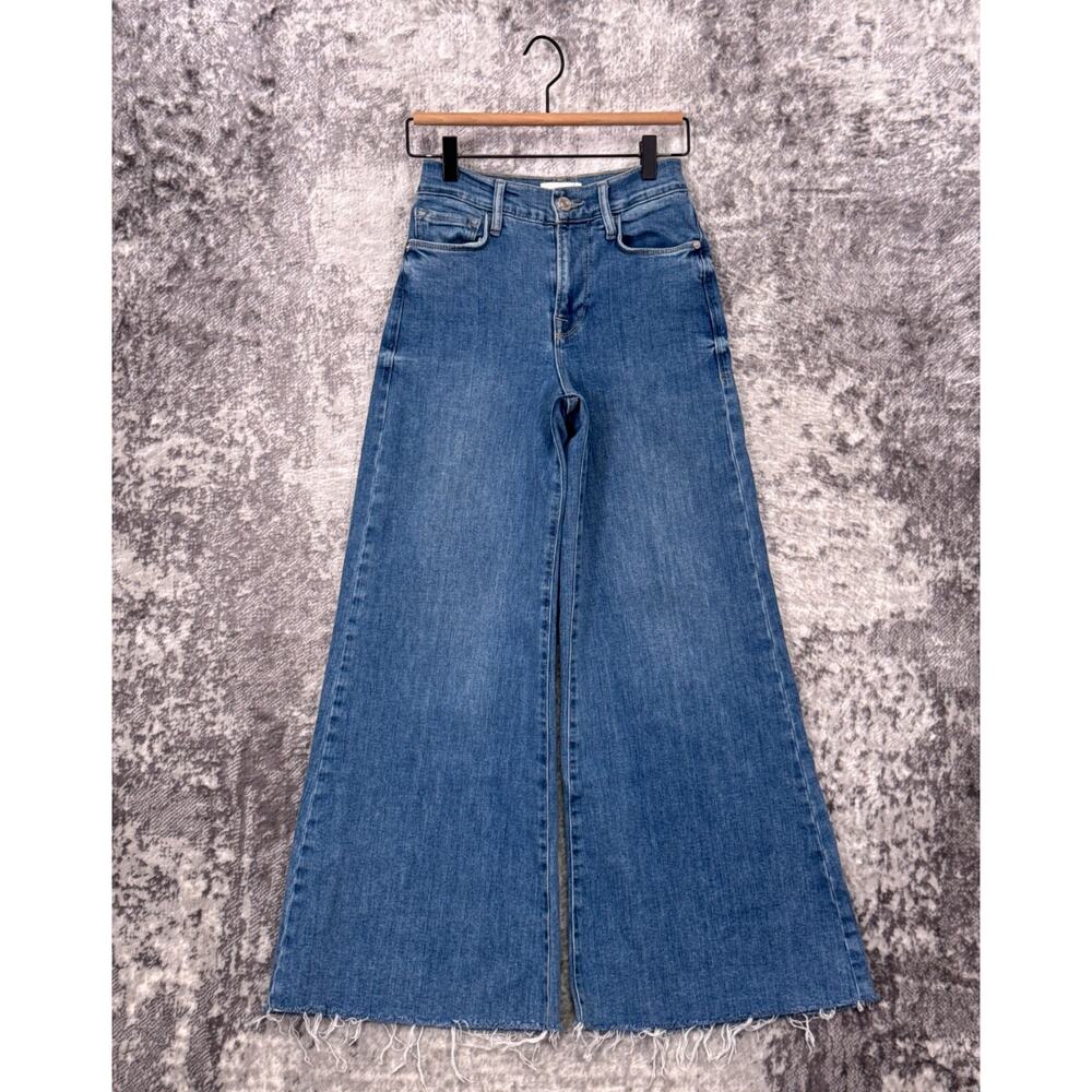 Frame Le Palazzo Wide Leg Crop Jeans